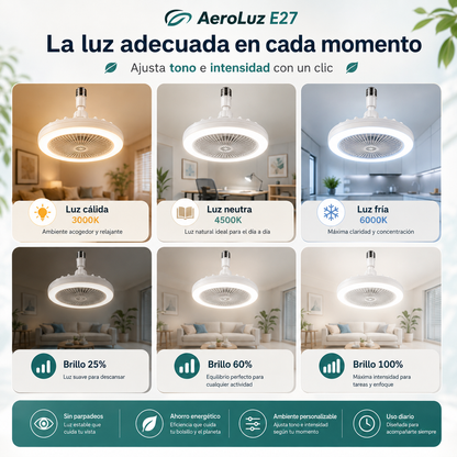 Ventilador de Techo 2 en 1 - AeroLuz™