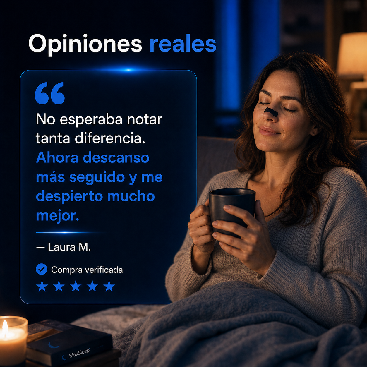 Tiras Antironquidos - MaxSleep