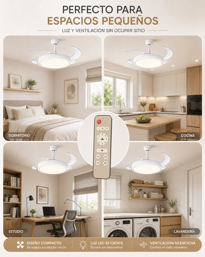 Ventilador de Techo Inteligente - AeroLuz™